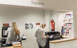 Kopierer und Scanner im Lesesaal, Foto: Barbara Mönkediek / Universitätsbibliothek