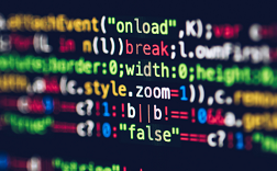 Bildschirm mit Programmcode, Bild: pexels.com / Markus Spiske - ID 2004161, Bearbeitung: Universitätsbibliothek