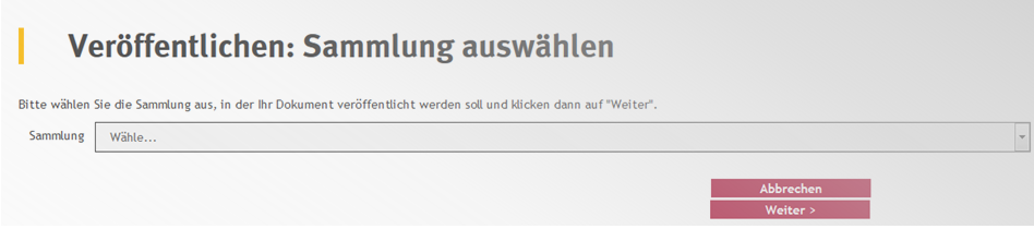 Screenshot Sammlung auswählen Screenshot Sammlung auswählen