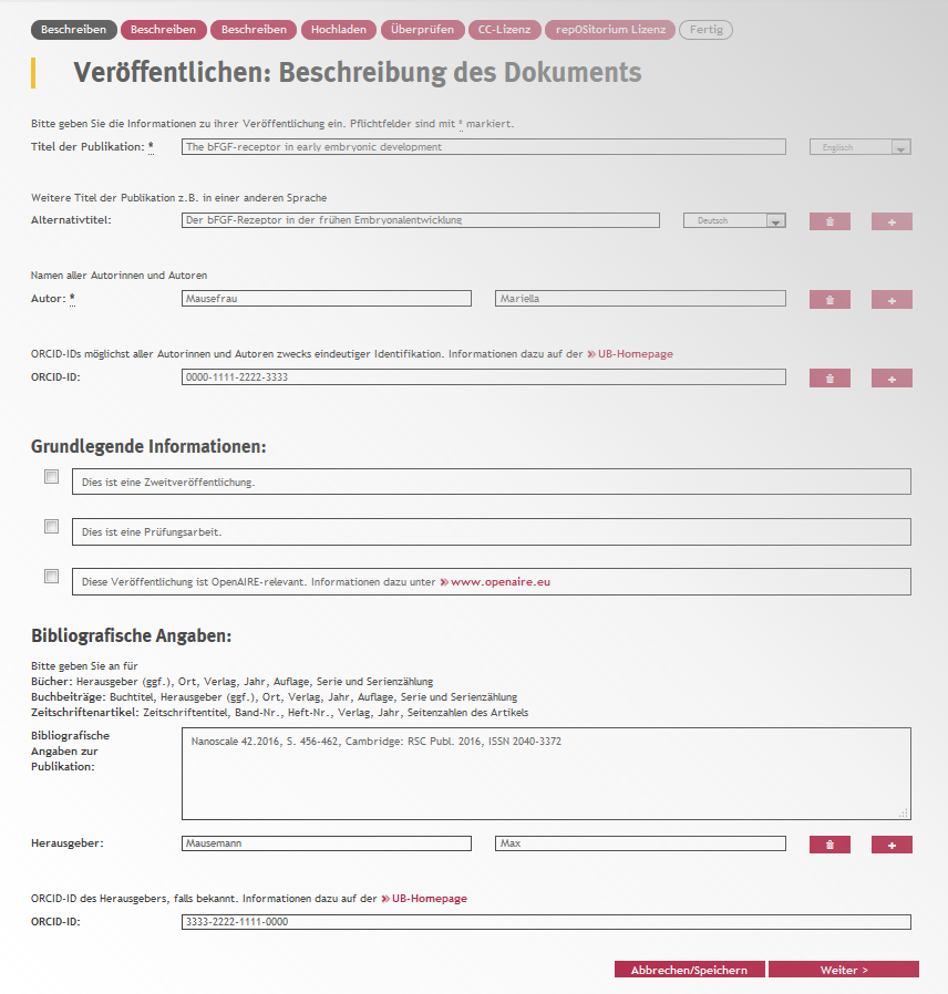 Scrennshot Beschreibung des Dokuments Scrennshot Beschreibung des Dokuments