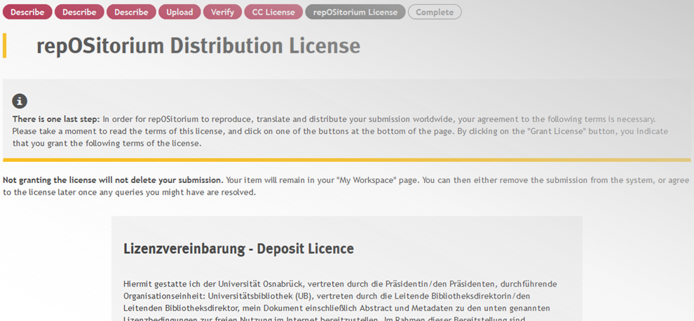 Screenshot Lizenzvereinbarung Screenshot Lizenzvereinbarung