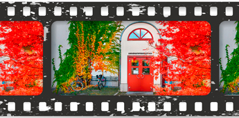 Eingang zur Bibliothek Alte Münze, Foto: Barbara Mönkediek / Universitätsbibliothek mit Grafik "Black scratched horizontal grunge film strip" von flas100/ Adobe Stock #26870257 Eingang zur Bibliothek Alte Münze, Foto: Barbara Mönkediek / Universitätsbibliothek mit Grafik "Black scratched horizontal grunge film strip" von flas100/ Adobe Stock #26870257