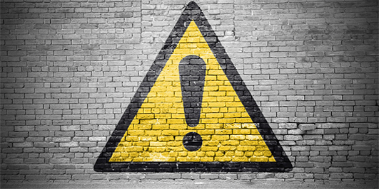 Warnschild auf Mauer, Bild: pixs:sell / Fotolia - Adobe Stock 123120521, Bearbeitung: Universitätsbibliothek Warnschild auf Mauer, Bild: pixs:sell / Fotolia - Adobe Stock 123120521, Bearbeitung: Universitätsbibliothek